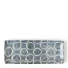 Rustic White Circles Rectangle Plate