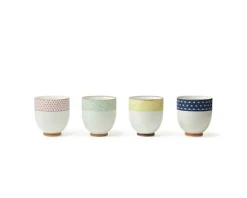 Sashiko Teacup Set 6 Oz.