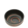 Sauce Dish Black Caramel Swirl