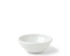 Sauce Dish Chinmi White + Blue Swirl