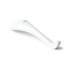 Soup Spoon With Hook - White