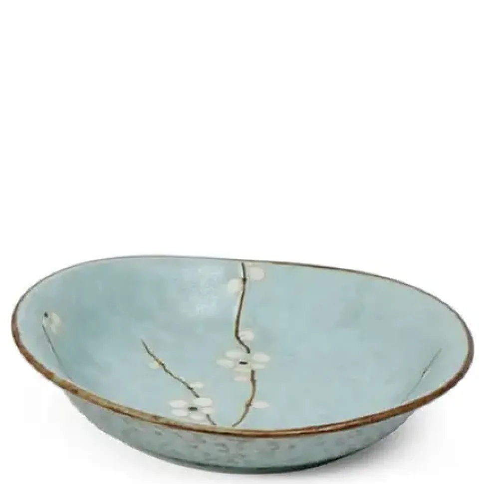 Spring Blossoms 8" X 7" Oval Bowl