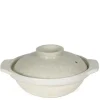 Sumi Kannyu White Donabe Casserole, 34 Oz.