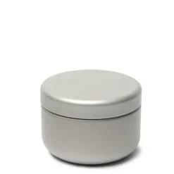 Tea Canister Petite Silver 30G