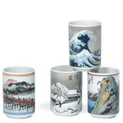 Teacup Set Tokaido Scene 5 Oz.