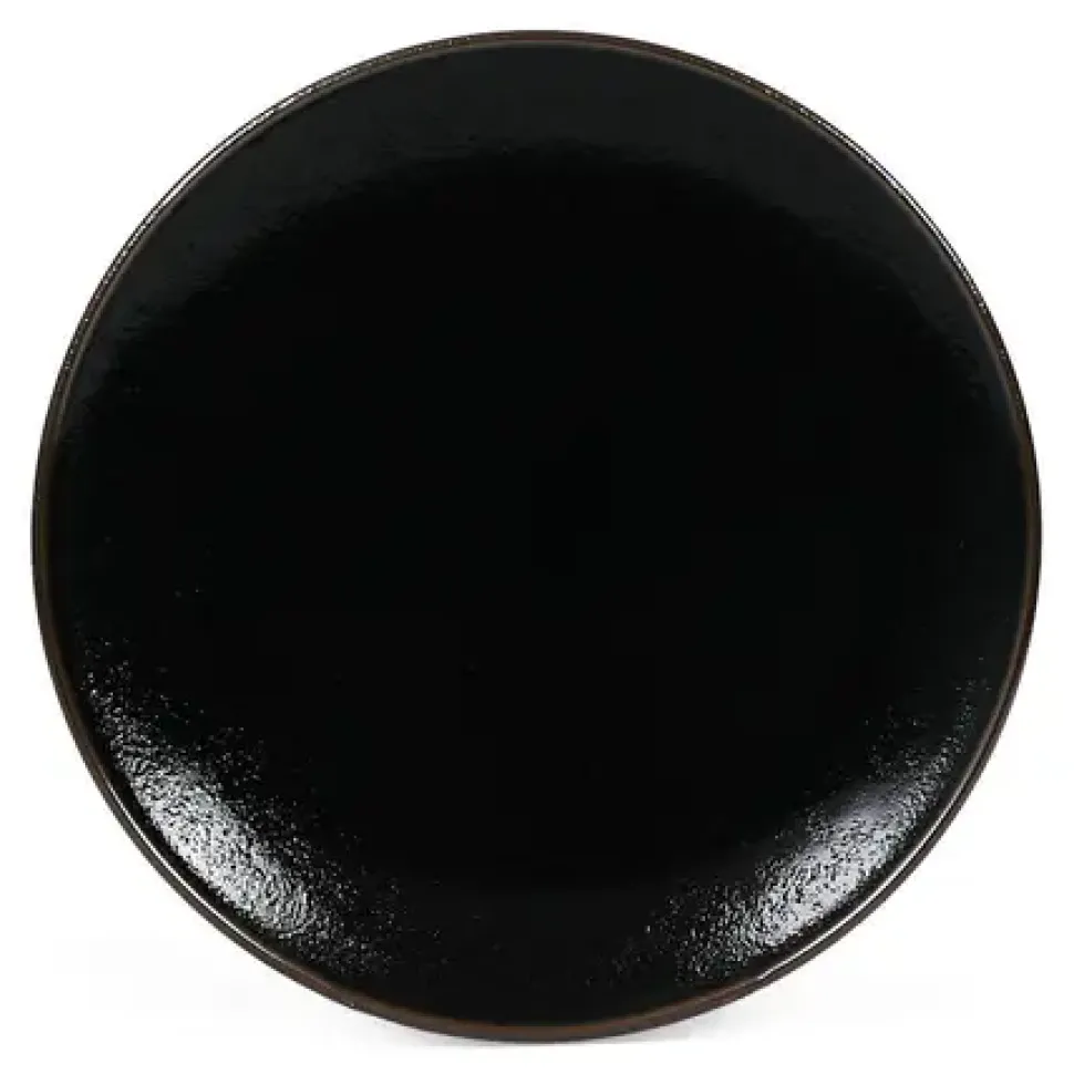 Tenmoku 11.25" Round Plate