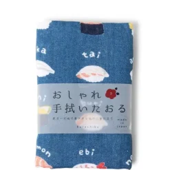 Towel Blue Sushi