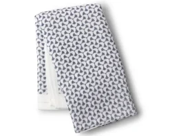 Towel Navy Pattern
