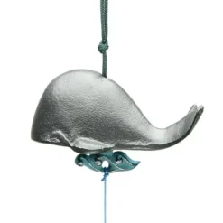 Wind Chime Black Whale