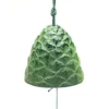 Wind Chime Pine Cone Green 1-5/8"