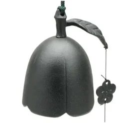 Wind Chime Plum Bell Black 5"